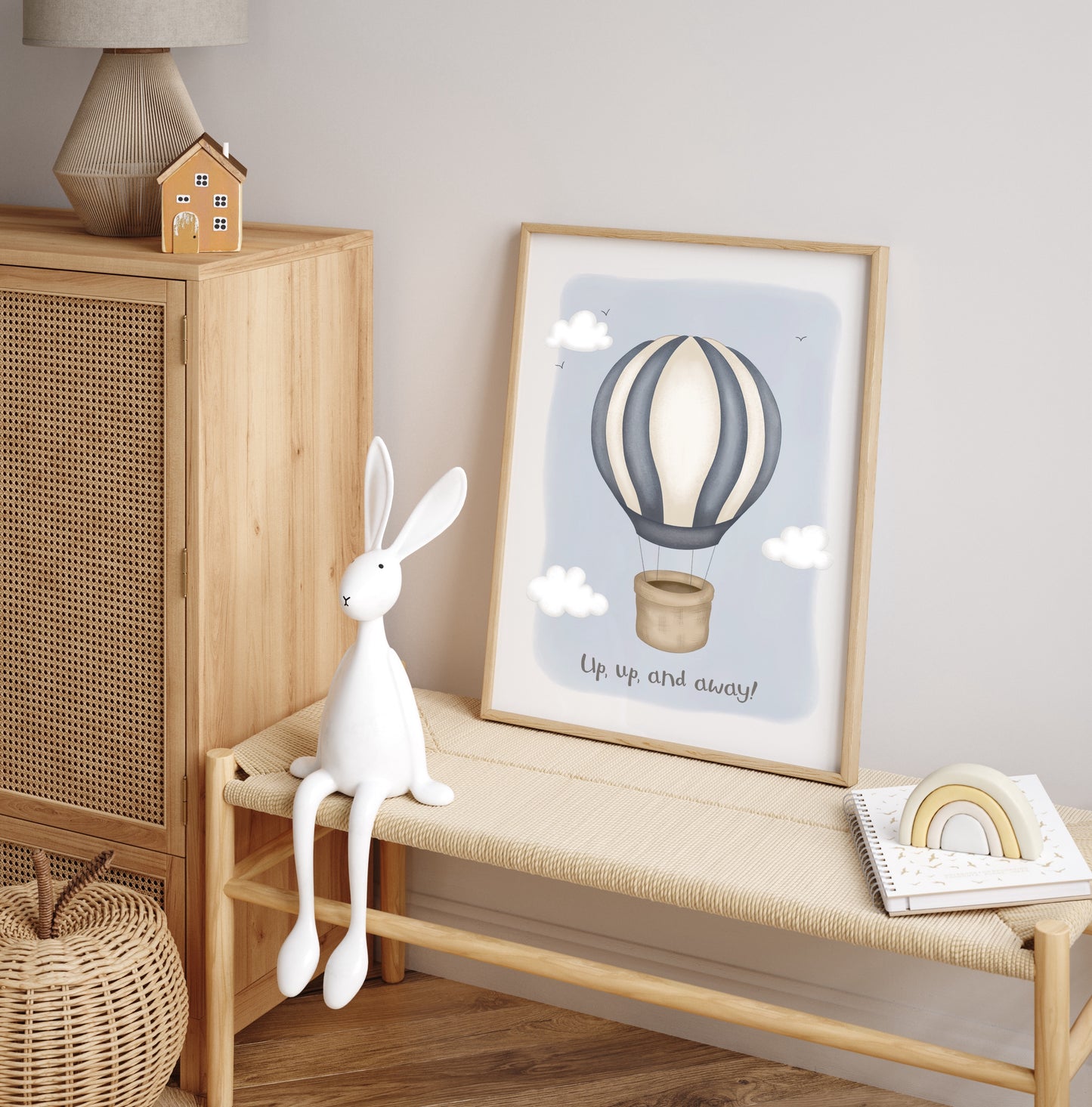 Up, Up and Away! - Hot Air Balloon Print