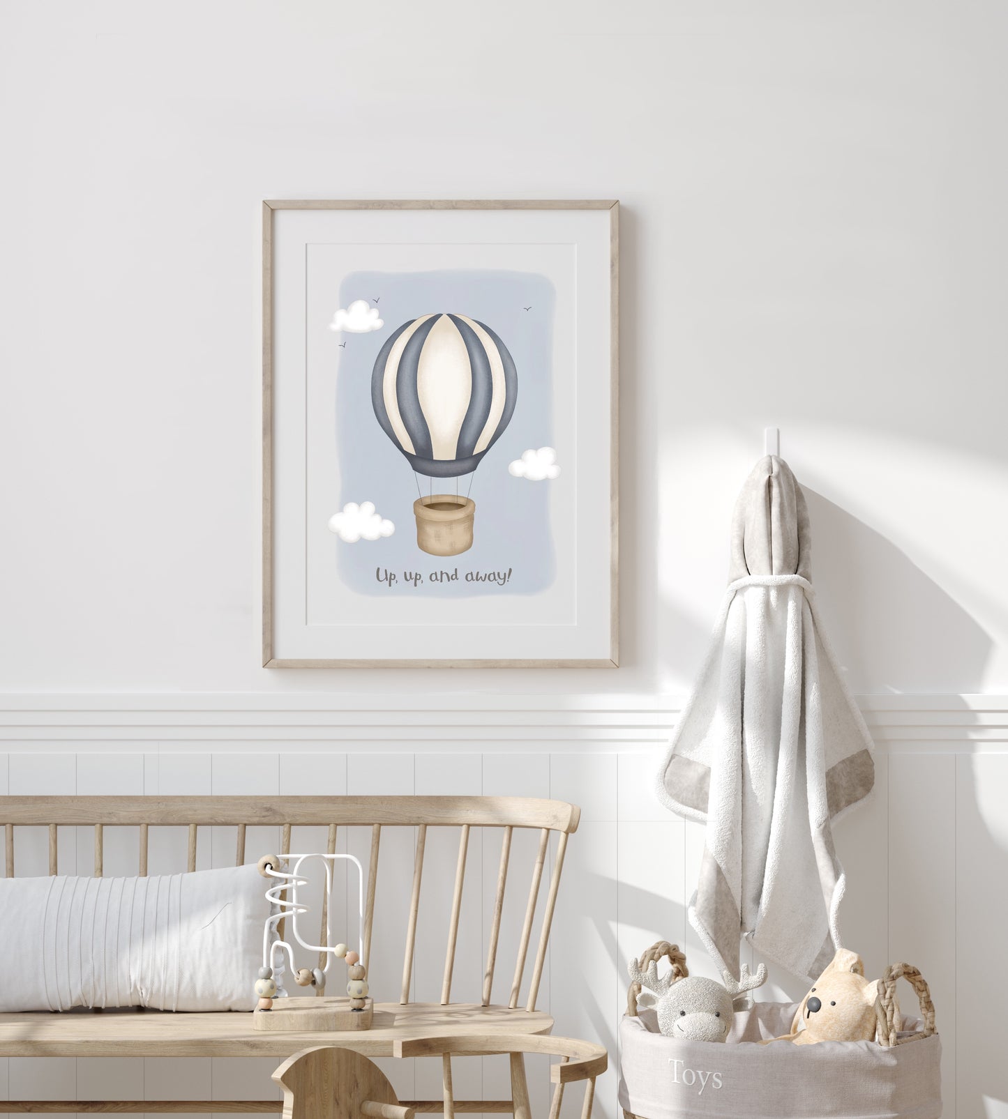 Up, Up and Away! - Hot Air Balloon Print