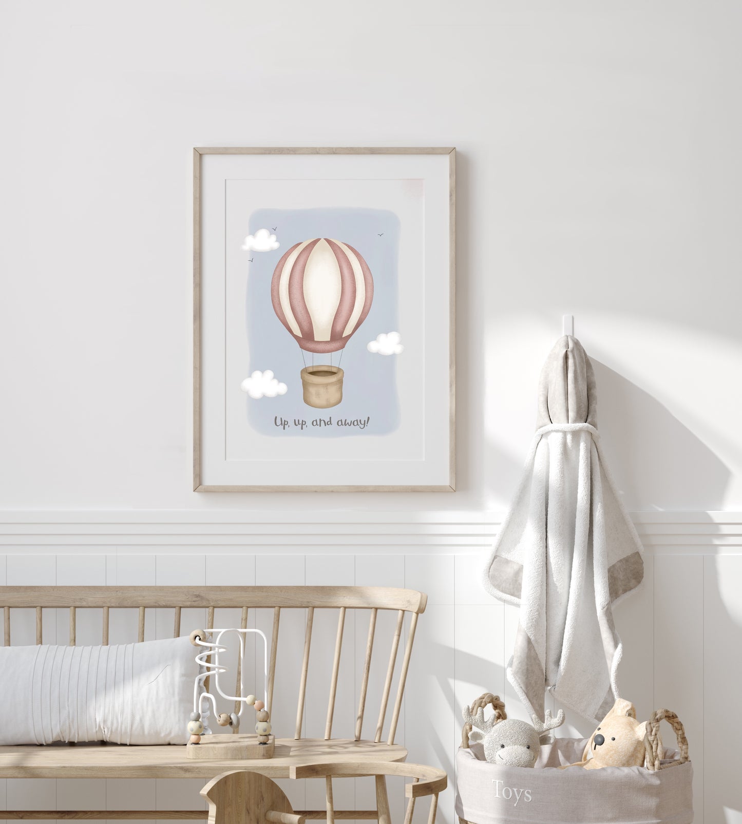 Up, Up and Away! - Hot Air Balloon Print